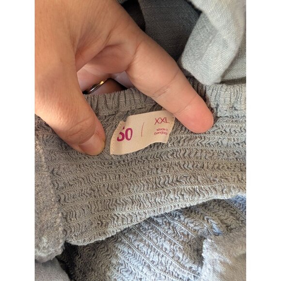 Blue Short-Sleeve Dress With Square Neckline XXL Milkmaid Cottagecore - Picture 3 of 4